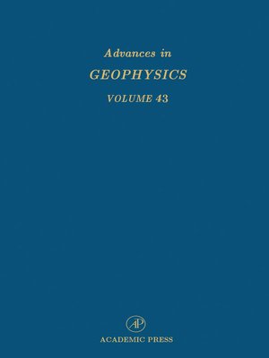 cover image of Advances in Geophysics